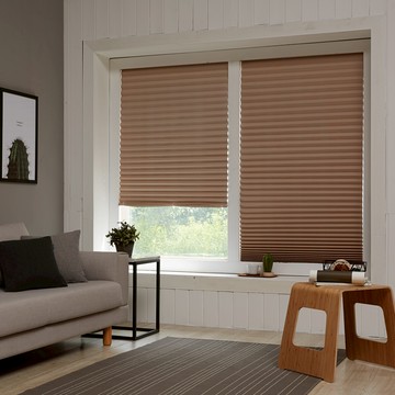 Nuguna 黏貼式遮光窗簾 咖啡色 1入  90 x 240cm