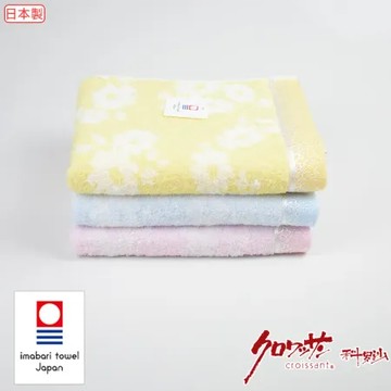 【Croissant 科羅沙】日本今治花蕾絲毛巾 34*80公分