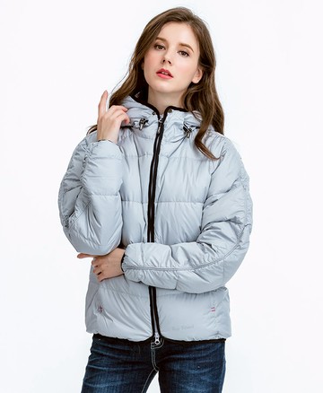 【FOX FRIEND】 女款雙配色羽絨外套. 431