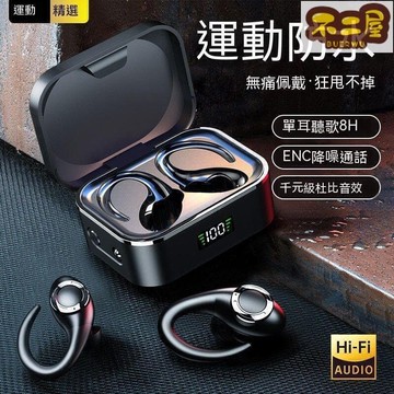 台灣出貨免運 耳機 耳機 耳機  耳機新款掛耳式　運動防掉超長續航適用於安卓