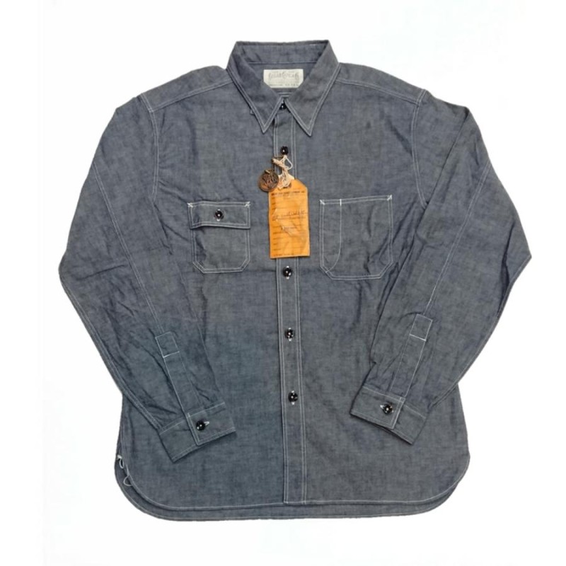 SUGAR CANE FICTION ROMANCE 6oz. CHAMBRAY WORK SHIRT シュガーケーン