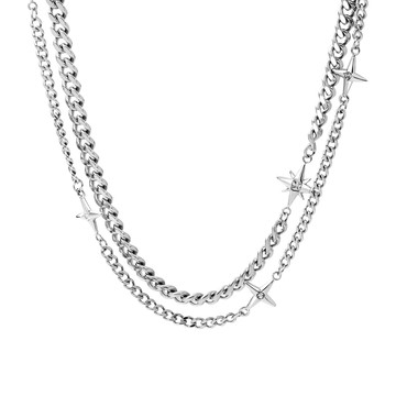 [預購] [鋼飾] 逆光星痕項鍊 / Backlit Star Scars Necklace