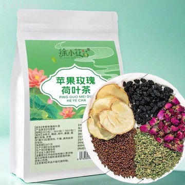 蘋果玫瑰荷葉茶 搭配決明子桑葚橘皮 泡水泡茶喝 三角包 獨立小包裝