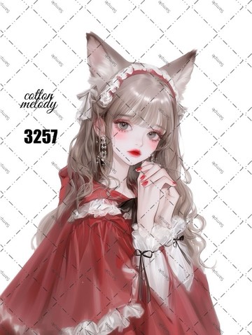 original sticker no.3257 人物貼紙 原創貼紙 原創人物貼紙 裝飾貼紙 cotton melody