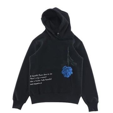 歐貨衛衣2023新款女早秋季薄款國潮ins炸街高級感玫瑰衛衣