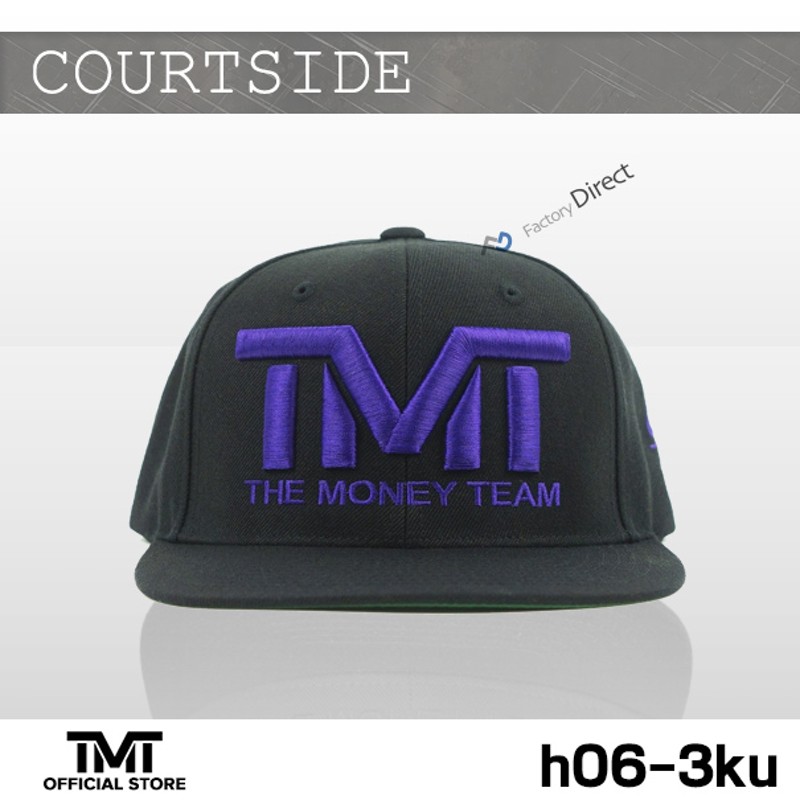 tmt-h06-3ku THE MONEY TEAM ザ・マネーチーム COURTSIDE 黒ベース紫ロゴ(フロイド・メイウェザー TMT キャップ  ボクシング グッズ おしゃれ 帽子 メンズ ブランド スナップバックキャップ スナップバック アメカジ ぼうし アジャスター) 通販  LINEポイント最大5.0%GET ...