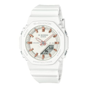 CASIO卡西歐 GMA-P2100M-7A ANALOG-DIGITAL 閃耀動人全新色系數位指針女錶 白 40.2mm｜樂天全館特惠中★指定刷卡回饋10%