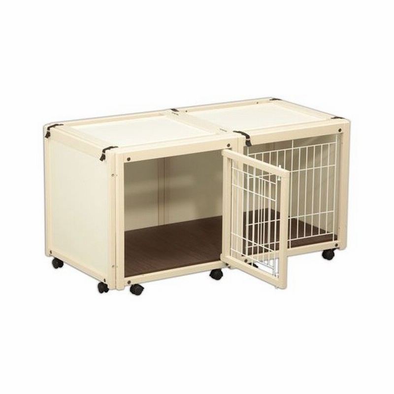 ペットケージ Fr 60 S メッシュ 犬 ケージ ゲージ ハウス おしゃれ サークル 多頭飼い 小型犬用 屋根付 室内用 木製 キャスター付 日本製 通販 Lineポイント最大0 5 Get Lineショッピング