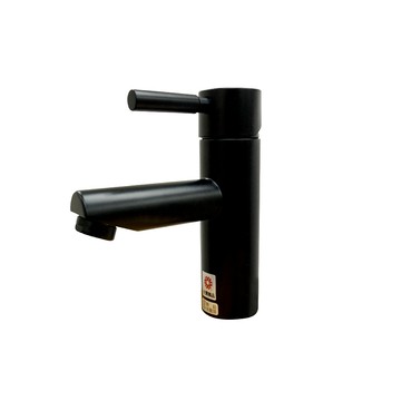 黑爵士單孔面盆龍頭 附2節式拉桿