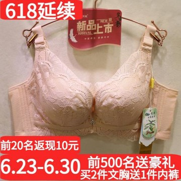 愛戴專柜同款D6601加厚軟鋼圈性感蕾絲邊小胸顯大聚攏調整型文胸