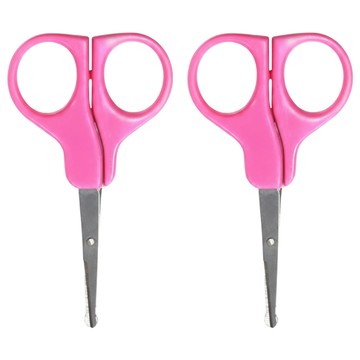 Basilic 貝喜力克 幼兒安全剪刀 不鏽鋼+PP材質 安全刀頭設計  顏色隨機  2支