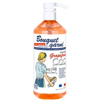 BOUQUET GARNI 蔬果碗盤洗潔精 葡萄柚香  750ml  1瓶