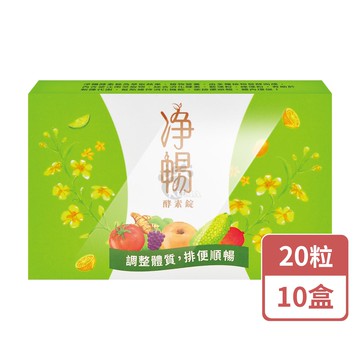 【大漢酵素】淨暢酵素錠 20粒/10盒 (綜合消化酵素.鳳梨酵素)