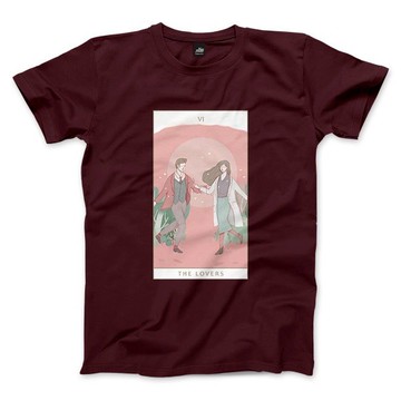 VI | The Lovers - 棗紅 - 中性版T恤