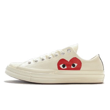 CHUCK TAYLOR ALL-STAR 70S OX COMME DES GARCONS PLAY WHITE
