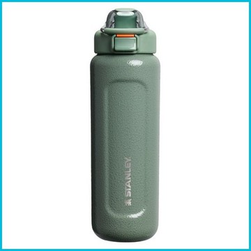 STANLEY 經典系列 彈蓋提環水壺 錘紋綠 700ml 1個