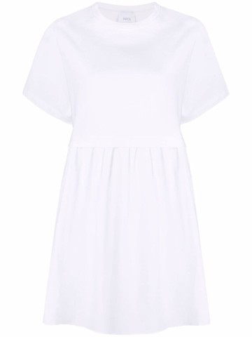 Patou - layered cotton dress - women - Cotton - XS - White