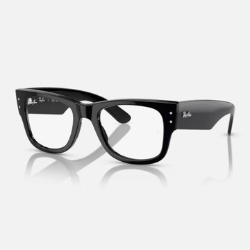 【RayBan 雷朋】粗版方形膠框光學眼鏡(RX0840V-2000 51mm)