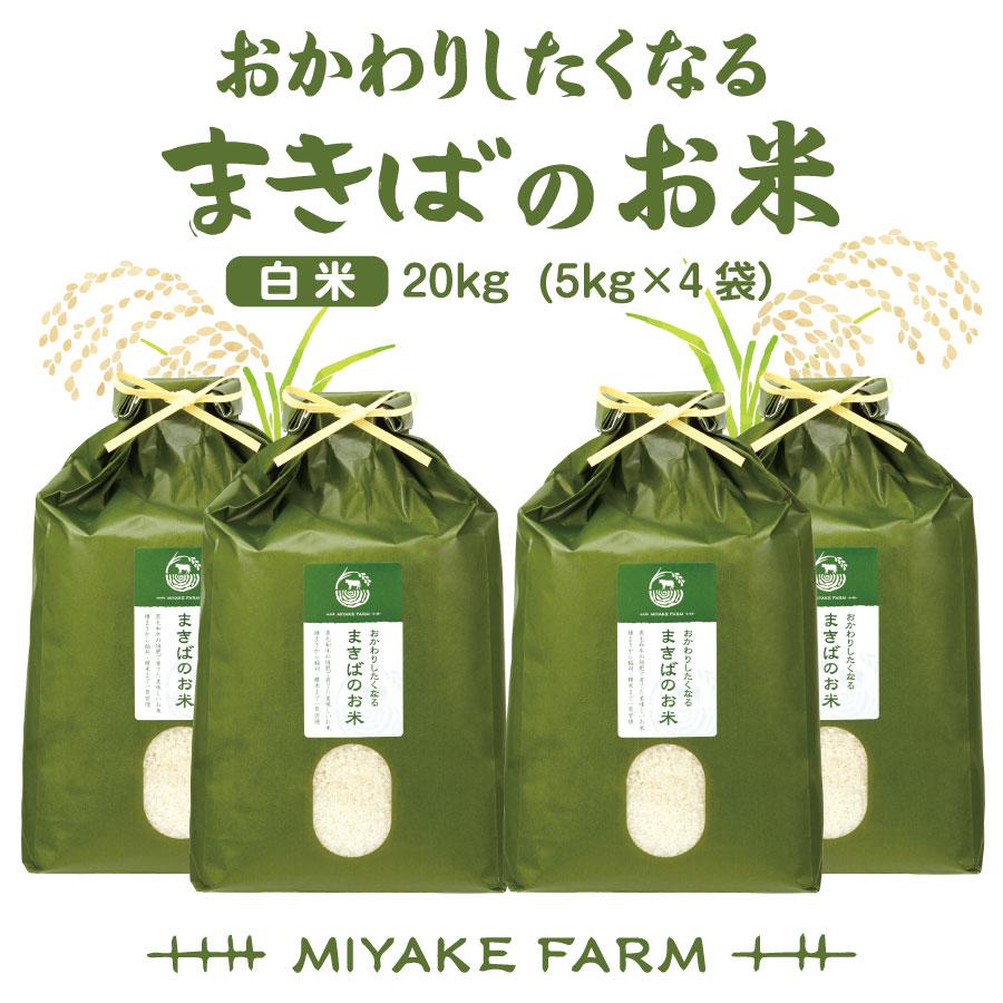 送料無料 新米 まきばのお米 選べる玄米 白米 無洗米 20kg 令和５年産 モチモチごはん