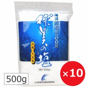 球美の塩 500g×10個 沖縄の塩 天然塩 自然塩 天日塩