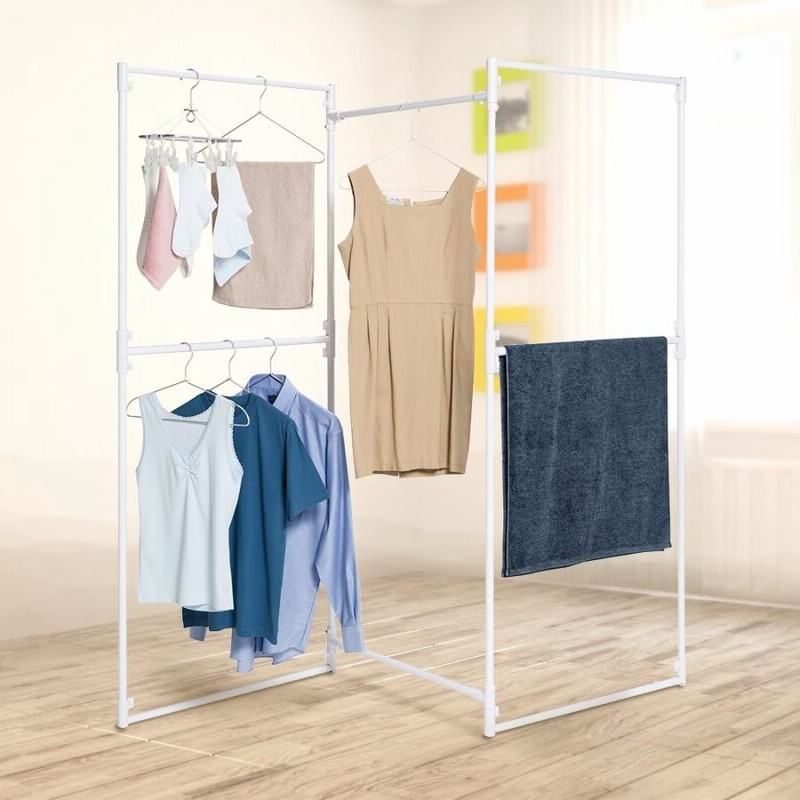 セキスイ ランドリースタンド W 部屋干し おしゃれ 室内物干し コンパクト 折りたたみ スタンド 物干し ラック 室内 ハンガーラック 2段 室内 干し 新生活 通販 Lineポイント最大get Lineショッピング