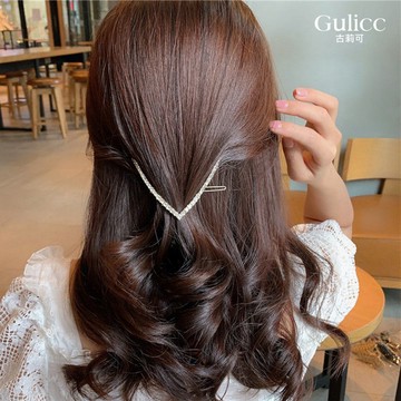 【Gulicc】古莉可 髮夾  亂髮收服 V字邊夾