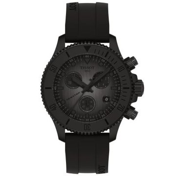 TISSOT天梭 官方授權 Seastar 1000 300米 海洋之星 潛水計時石英腕錶 雙12 聖誕節 禮物 38mm/T1202173706100