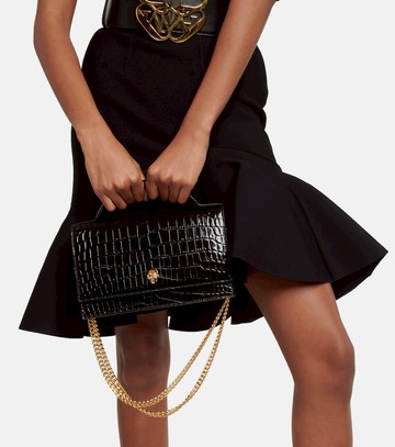 McQueen Skull Medium leather shoulder bag