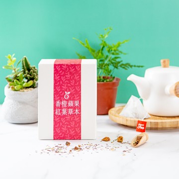 香橙蘋果紅葉草本茶