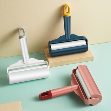 【台灣現貨 快速出貨】黏毛滾輪 可撕式黏毛器 可替換黏毛器 撞色黏毛滾輪 北歐風 寵物黏毛器 黏毛