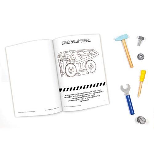 The Little Engineer Coloring Book ー Construction Trucks: Fun and Educationa