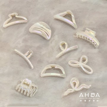 珍珠光系列造型髮夾 E0102