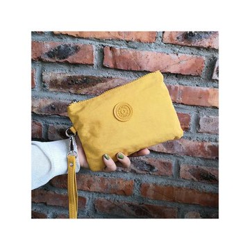 小方包女手拿包尼龍牛津布簡約輕薄護照包單層放手機收納布包手拎