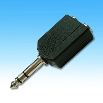 6.3立體頭-雙6.3立體座 /立體聲phone頭1轉2 1111