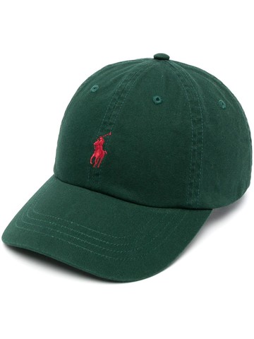 Polo Ralph Lauren - embroidered-logo cotton cap - men - Cotton - One Size - Green