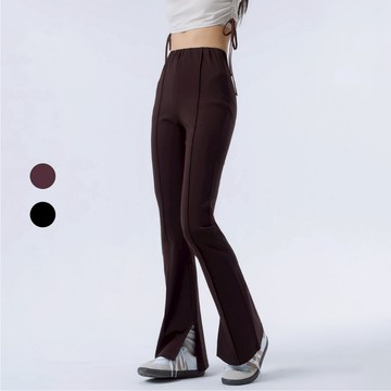 50% Fifty Percent｜超彈力前開岔喇叭褲【期間限定】｜02562151001