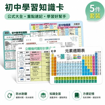 ⚡好物優選 🚀素週期表 國中 高中 掛圖 牆貼 理化公式 大全 防水 加厚 書房 教室 懶人背誦 自學