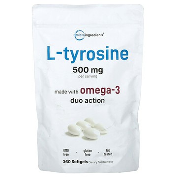 Micro Ingredients, L-Tyrosine, 360 Softgels