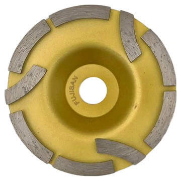 富士山 三爪磨盤  鋼材  金剛石  1個