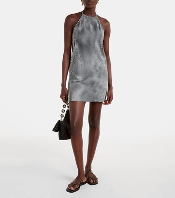 Hunza G Gingham seersucker minidress