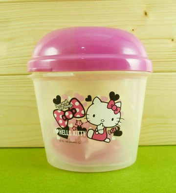 【震撼精品百貨】Hello Kitty 凱蒂貓 沙拉碗附蓋【共1款】 震撼日式精品百貨