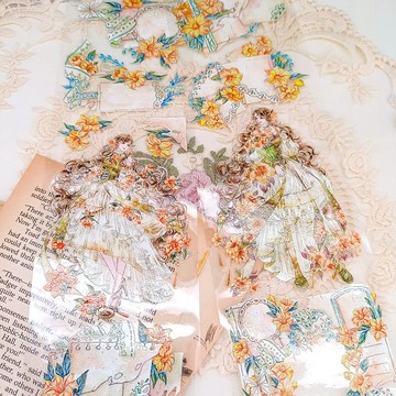 GL1235 法國香水茉莉少女  / 紙膠帶 Masking Tape