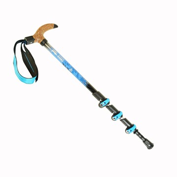 【【蘋果戶外】】犀牛 Rhino 793 T型握把鋁合金快扣式登山杖 50-110cm 290g 四節 輕巧方便