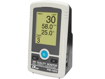 TECPEL 泰菱 》路昌 PM-1053 PM2.5空氣品質監測計 細懸浮微粒 溫度 濕度 可更換濾網 健康指標