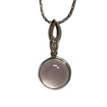 【喨喨飾品】頂級冰粉晶純銀墜 M359-1