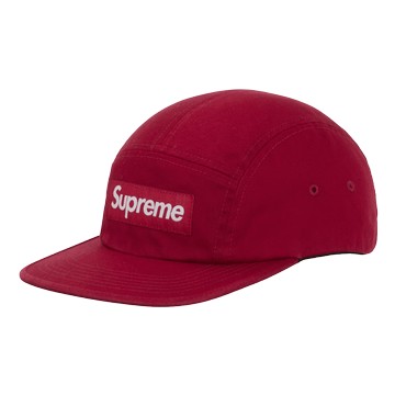WASHED CHINO TWILL CAMP CAP (SS26) RED