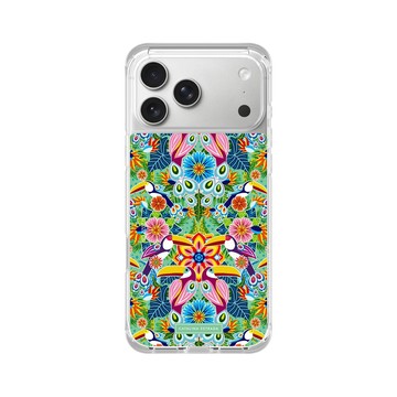 iPhone 17 Pro Max ClearX (MagSafe 兼容) 晶透白 - Catalina Estrada - Toucan Jungle