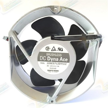 三洋Sanyo 17038 12V 2.3A 大風量工業排氣風扇109E5712DY5J2