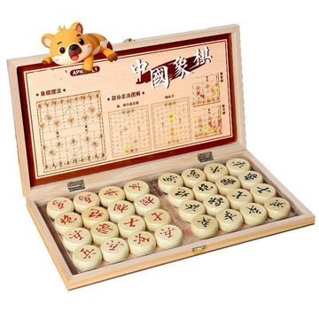 ✨象棋✨實木高檔摺疊大號中國象棋棋盤成人中小學生兒童便攜式組合套裝