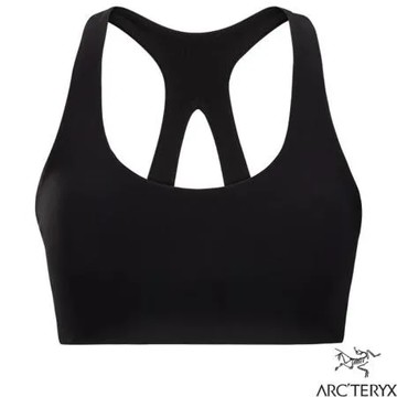 【加拿大 ARCTERYX 始祖鳥】女新款 Essent 彈性耐磨透氣運動內衣/X000007307-30574 黑